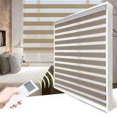 Emlux Curved Zebra Blinds | Custom Shaped Roller Window Shades