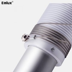 Manufacture Motorized Auto Down Up Curtain Accessories Spiral 50mm Stripe 6meter Rope Winder