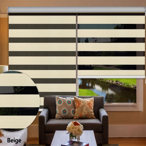 Blackout Zebra Shades – 100% Room Darkening for Bedrooms & Media Rooms