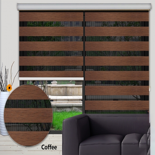 Semi-Sheer Zebra Blinds – Soft Light Diffusion for Home & Workspace
