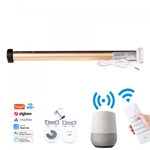 WiFi Electric Roller Blind Motor - Works with Alexa/Google Home, Tuya Smart Life App Compatible