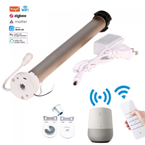 DC 25mm Tubular Motor with Voice Control | Works with Alexa, Google Assistant & Siri