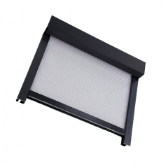 Winddichte motorisierte Rollos für den Außenbereich, leichte Sonnenschutz-Rollos