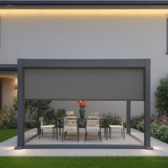 Clear PVC Windproof Pergola Enclosures - Maintain Your View While Being Protected from Wind & Rain