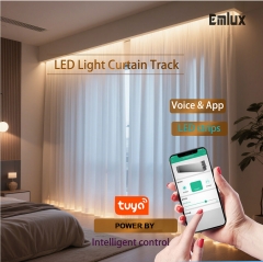 Motor de rolo rápido inteligente de 35 mm de alta qualidade com controlo remoto e ligação a seco AC DC Motor tubular deslizante