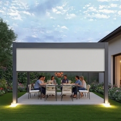 Heavy Duty Zip-Up Pergola Screens - Modular Panels to Fully Enclose Your Structure from Sun and Bugs