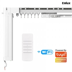 Moteur tubulaire silencieux AC/DC à connexion sèche, haute qualité, 35 mm, intelligent et rapide, avec télécommande