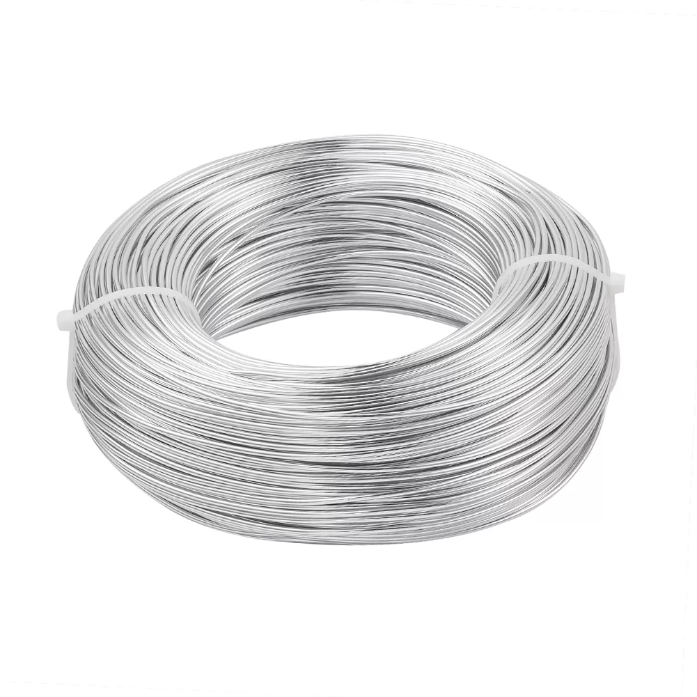 1.5mm (15 Gauge) Aluminum Wire 10 Yds/Roll - Silver