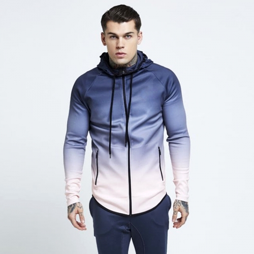 Mens Gym Fitness Printing Hoodies