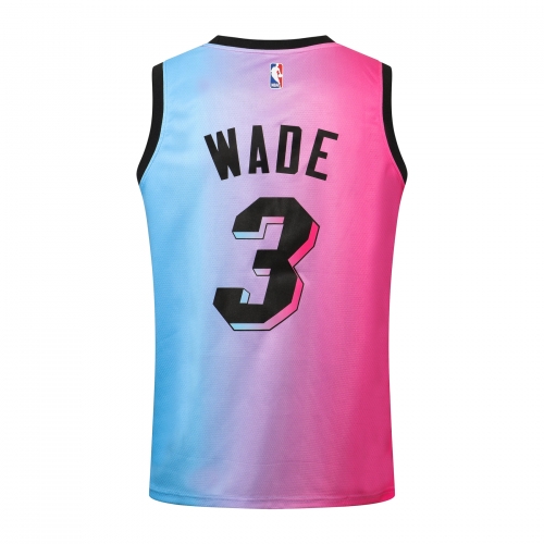 NBA Round Neck Hot Pink No. 3 (Hot Pressed)