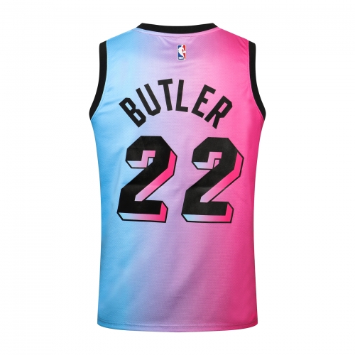 NBA Round Neck Hot Pink No. 22 (Hot Pressed)