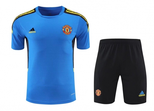 2022 Manchester United Training Suit Blue