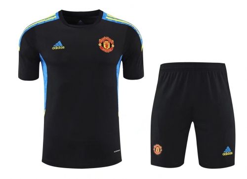 2022 Manchester United Training Suit Black