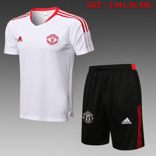 Short Sleeve 2122 Manchester United White