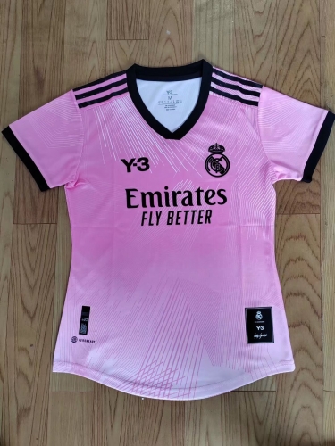 22-23 Real Madrid Y3 Pink Women's Clothing