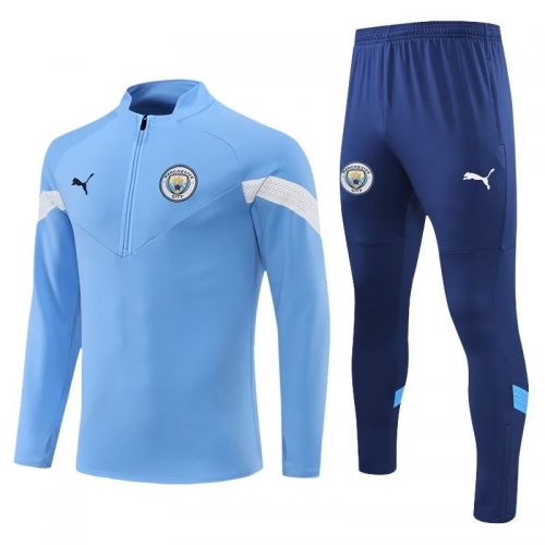 22-23 Manchester City Blue Adult Training Kit