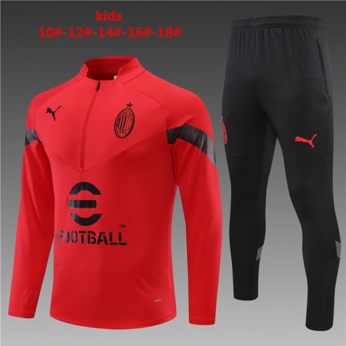 22-2 AC Milan Red KIDS Training Suit
