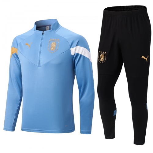 22-23 Uruguay Sky Blue Training Kit