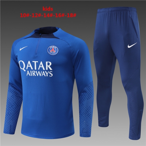 22-2 Paris blue PSG KIDS training suit