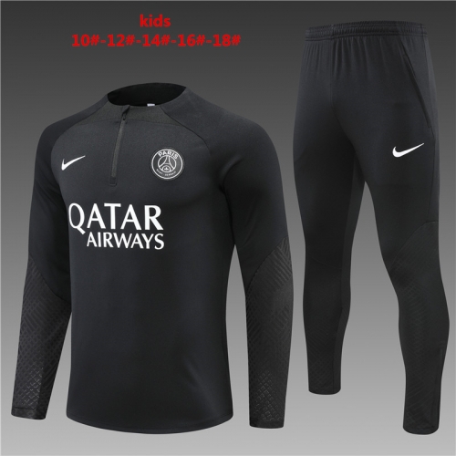 22-23 Paris Black PSG KIDS Training Suit