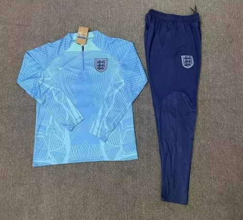 22-23 England Light Blue [Player Edition] Adult Training Suit