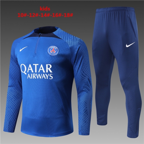 22-23 Paris Color Blue PSG [Player Edition] KIDS Training Suit