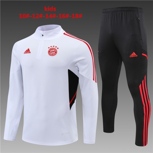 22-23 Bayern white KIDS training suit