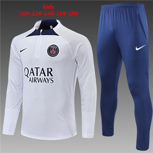 22-23 Paris White [Player Edition] PSG KIDS Training Suit