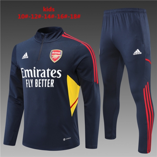 22-23 Arsenal Royal Blue KIDS Training Suit
