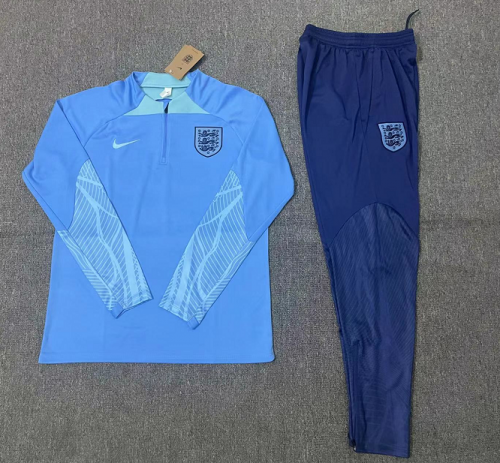 22-23 England Light Blue KIDS Training Suit