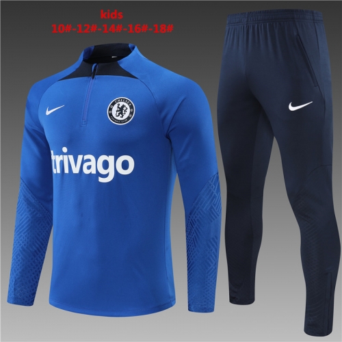 22-23 Chelsea Blue KIDS Training Kit