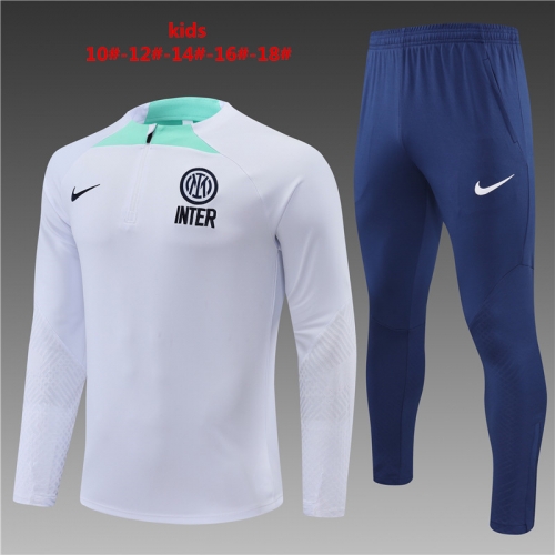 22-23 Inter Milan white KIDS training suit