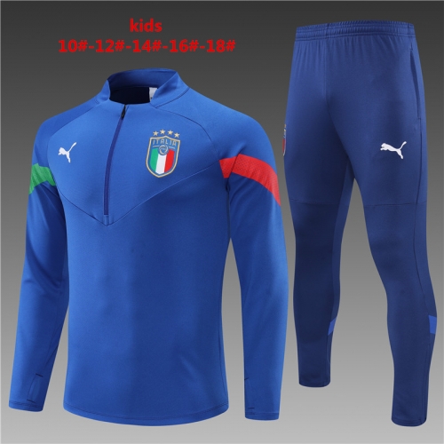 22-23 Italian color blue KIDS training suit