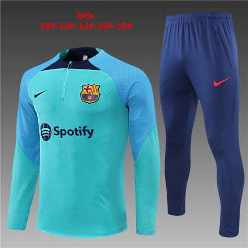 22-23 Barcelona Hu Lan [Player Edition]  KIDS Training Suit