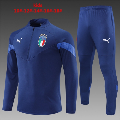 22-23 Italian royal blue KIDS training suit