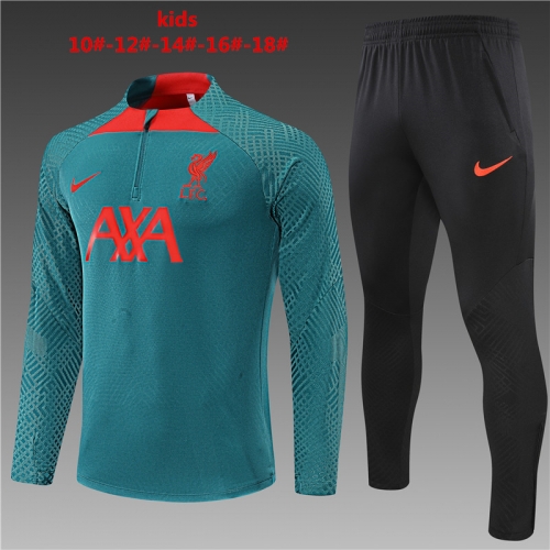 22-23 Liverpool Green [Player Edition] KIDS Training Suit