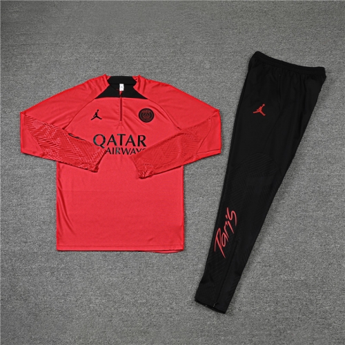 22-23 Jordan Paris Red KIDS Training Suit