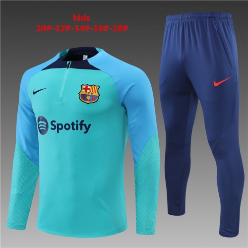 22-23 Barcelona Hulan  KIDS Training Suit