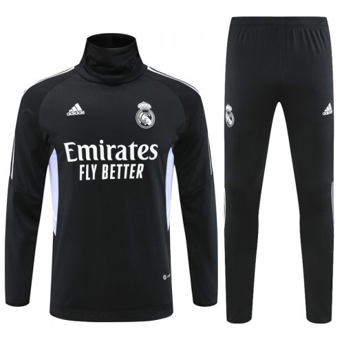 22-23 Real Madrid Black [High Collar Style]