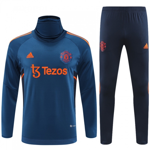 22-23 Manchester United Blue [High Collar]