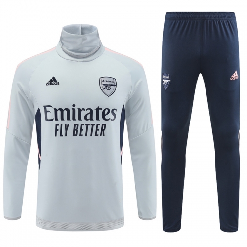 22-23 Arsenal Light Grey [High Collar]