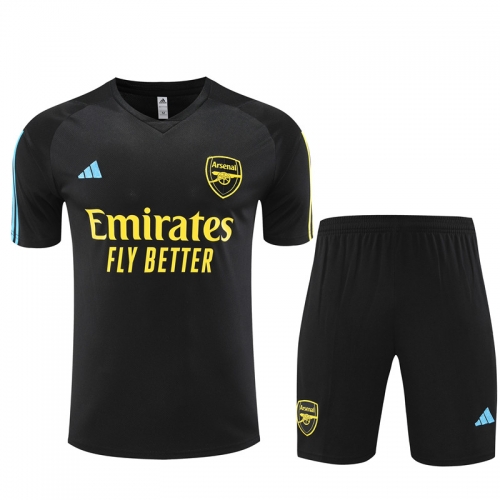 23-24 Short Sleeve Arsenal Black