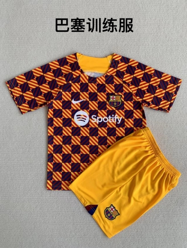 23-24 Barcelona Training Kit KIDS+Adult Set