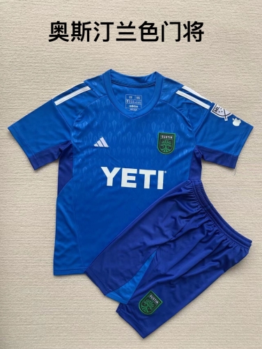 23-24 Austin Blue Goalkeeper KIDS+Adult Set