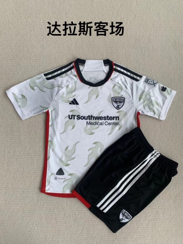 23-24 Dallas Away Kids+Adult Set