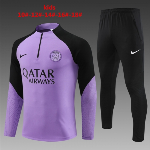 Children's PSG 23-24 Paris Purple Kids+Adult, Training Clothing