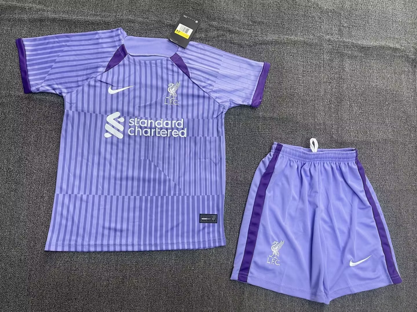 2324 Liverpool Purple Kids+Adult Set