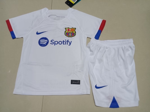 23-24 Barcelona away kids+ socks