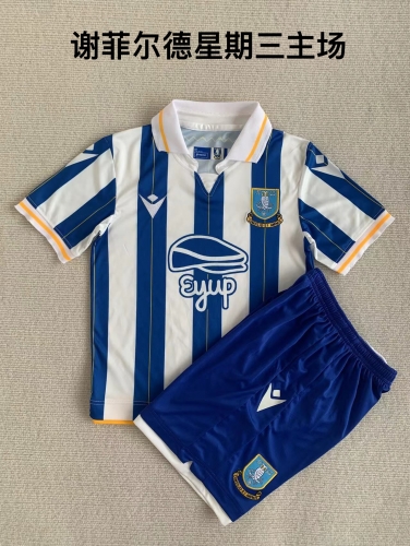 23-24 Sheffield Wednesday home kits+adult suit