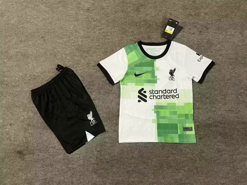 23-24 Liverpool away kids suit + socks